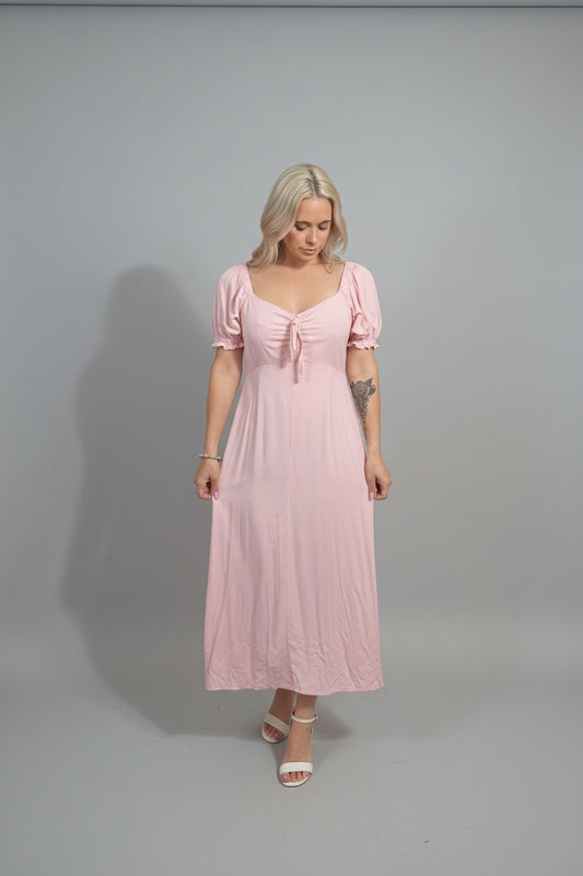 Amy Midi Dress – Pink