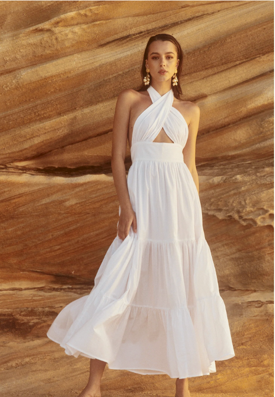 Gia white Maxi