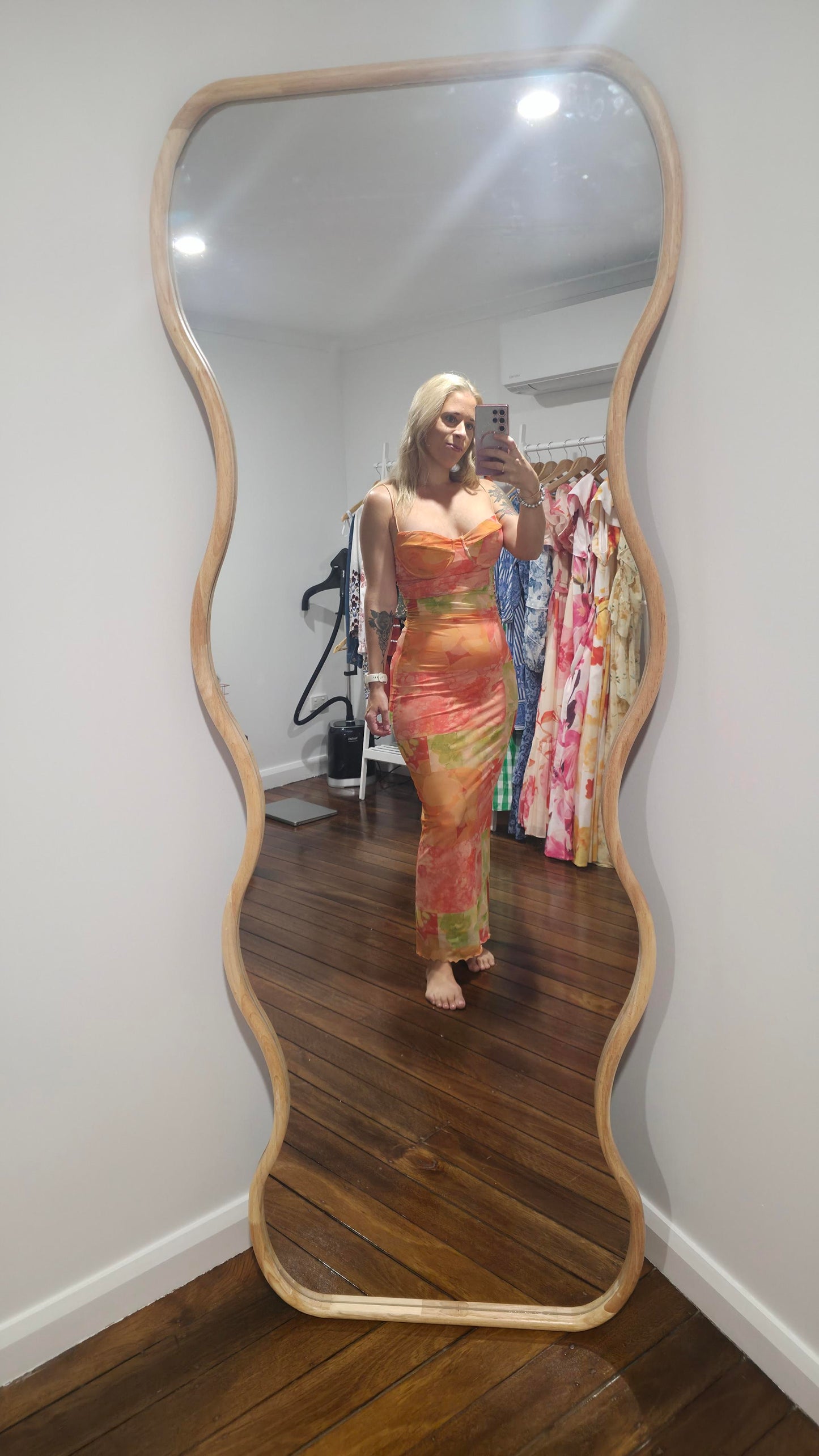 Satin Maxi Dress