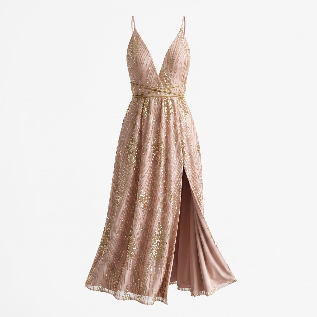 Crystal Maxi Rose Gold glitter