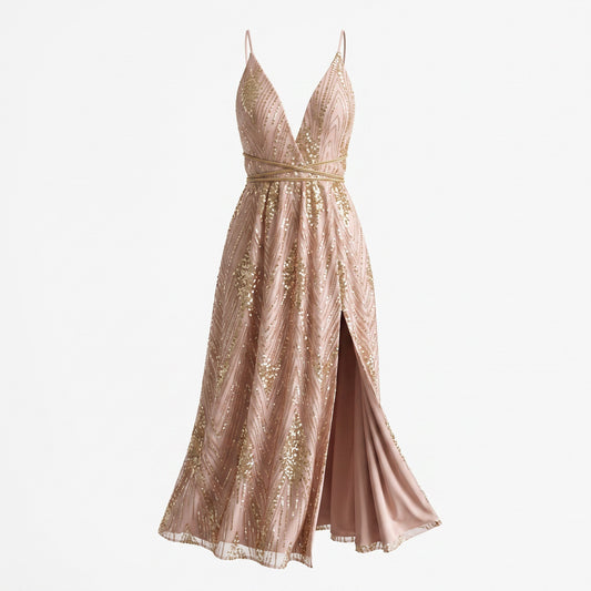 Crystal Maxi Rose Gold glitter