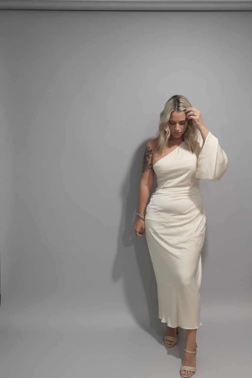 One shoulder - maxi
