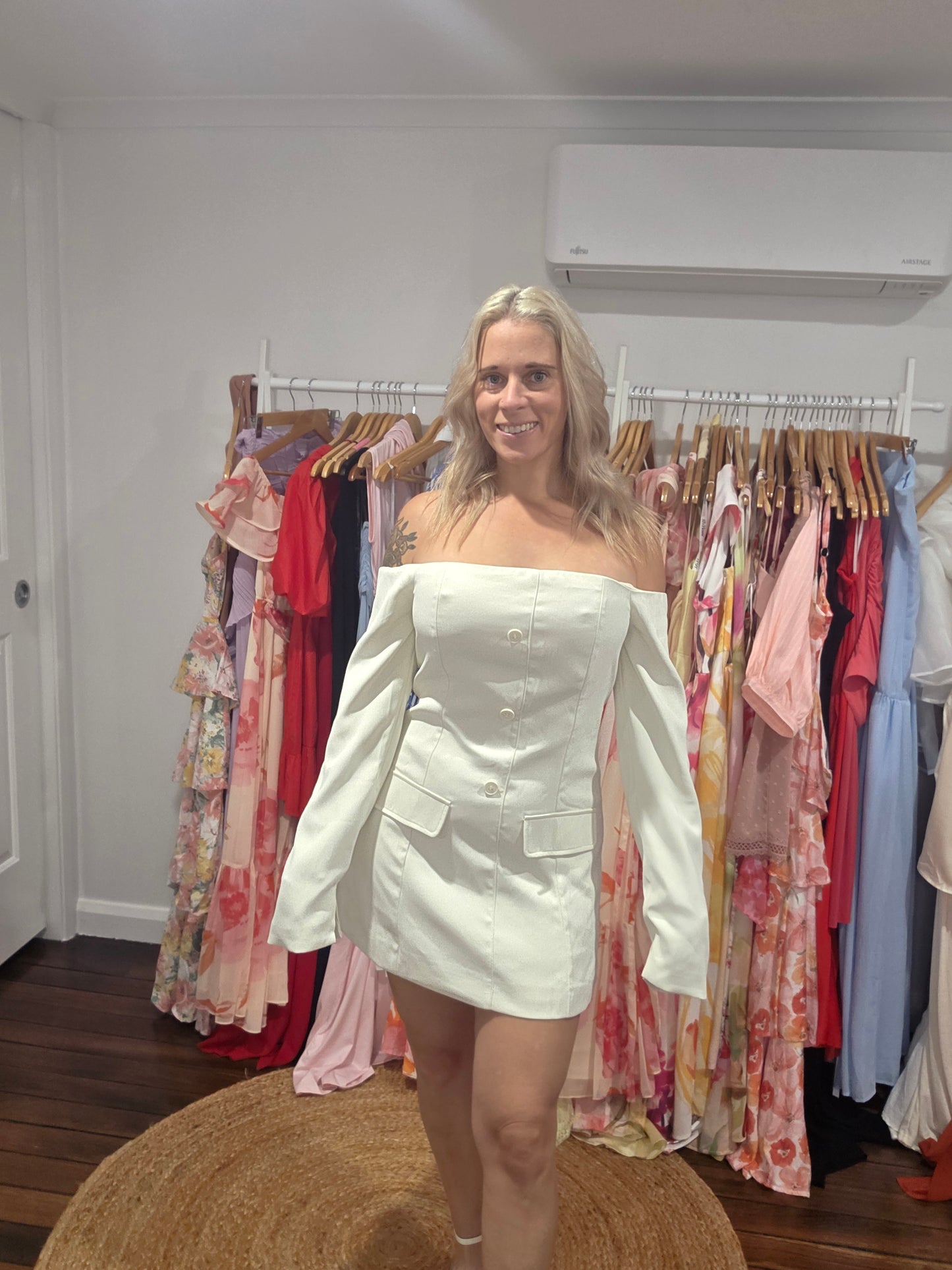 Dominique Blazer Mini Dress