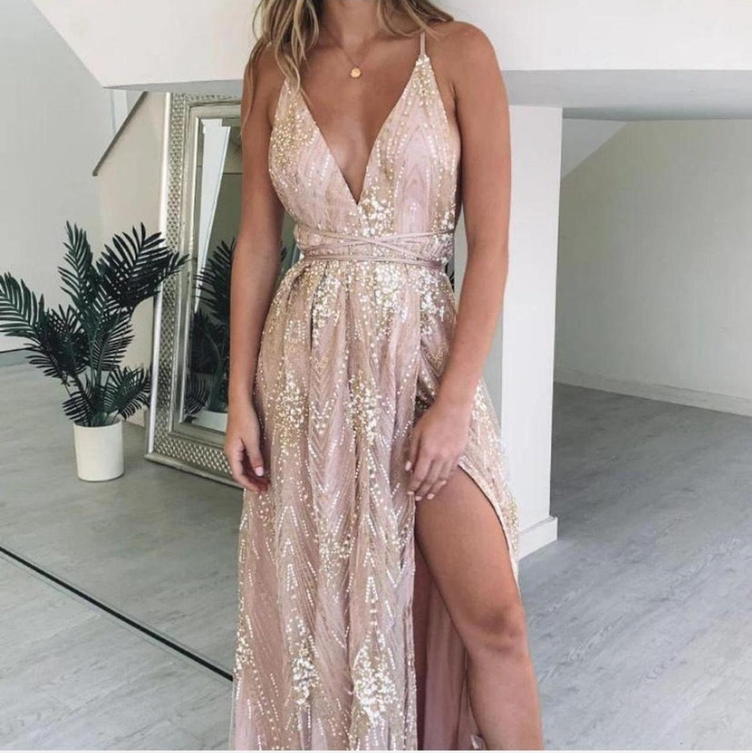 Crystal Maxi Rose Gold glitter