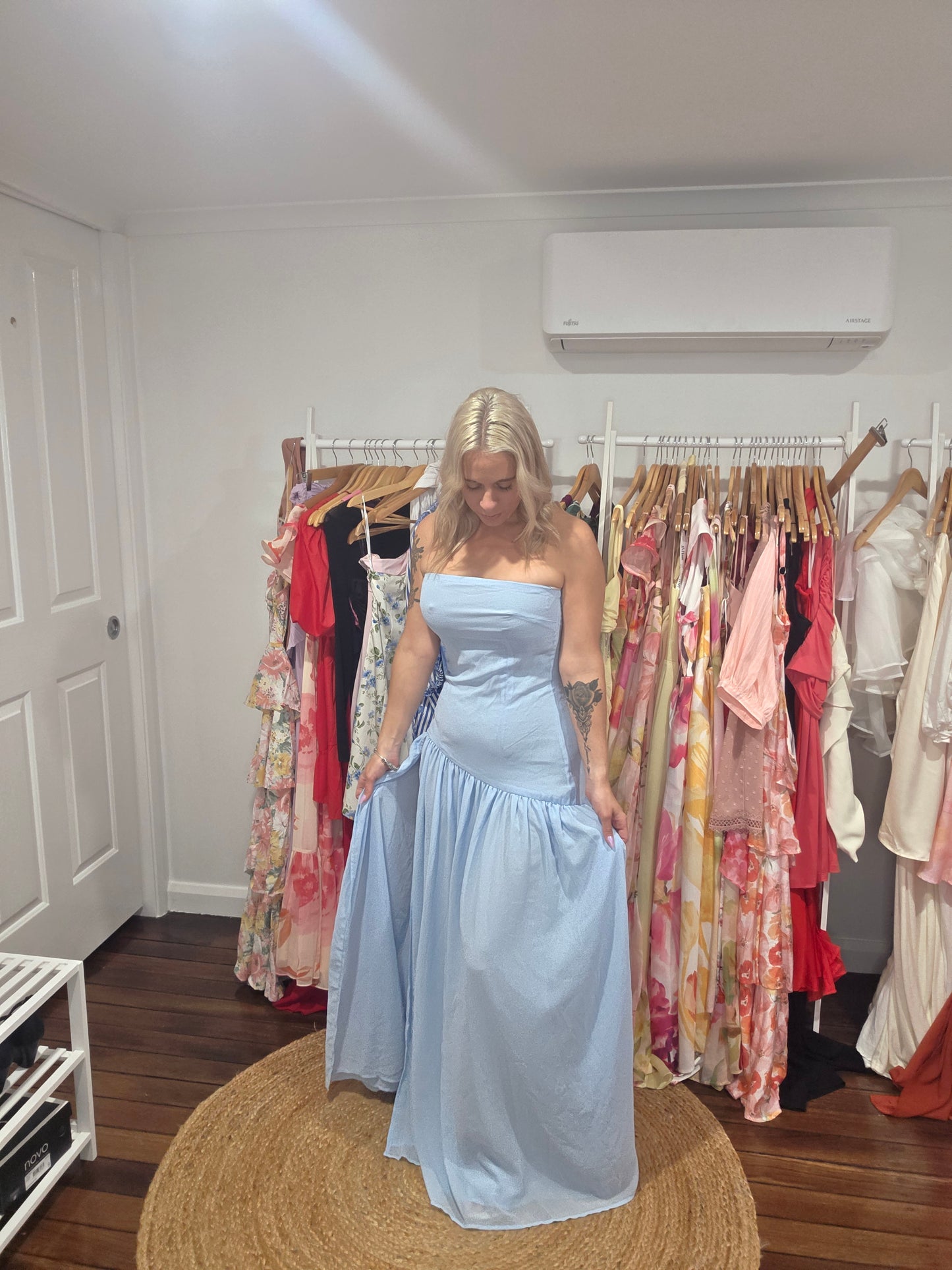 Eden Strapless Maxi Dress