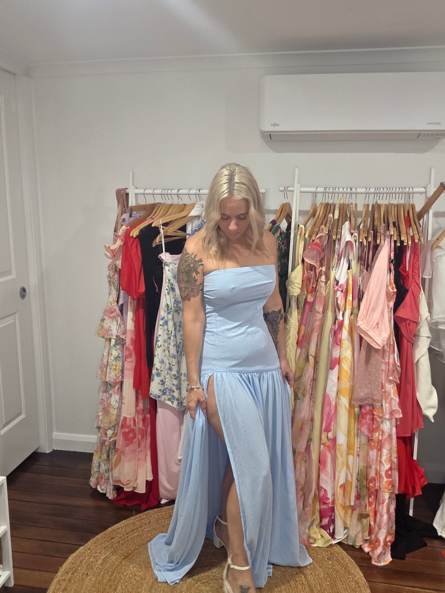Eden Strapless Maxi Dress
