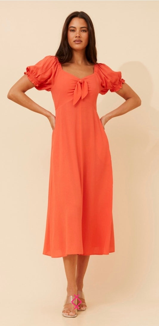 Amy Midi Dress – Pink